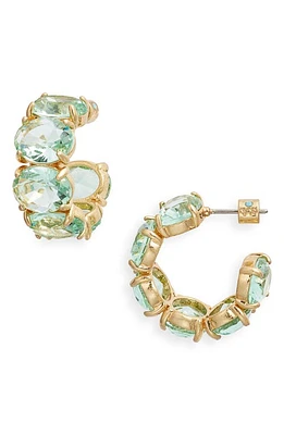 ROXANNE ASSOULIN The Royals Crystal Hoop Earrings in Mint at Nordstrom