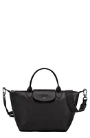 Longchamp Small Le Pliage Xtra Leather Crossbody Bag in Black at Nordstrom