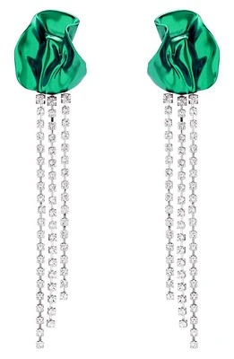 Sterling King Georgia Crystal Drop Earrings in Emerald at Nordstrom