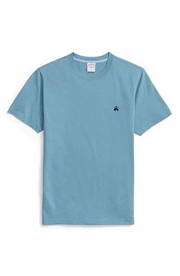 Brooks Brothers Logo Embroidered Supima Cotton T-Shirt Adriatic Blue at Nordstrom,