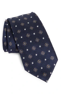 ZEGNA TIES Grenadine Silk Tie in Navy at Nordstrom