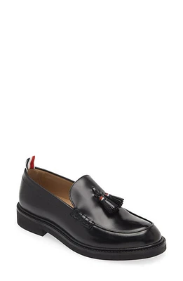 Thom Browne Tassel Apron Toe Loafer Black at Nordstrom,