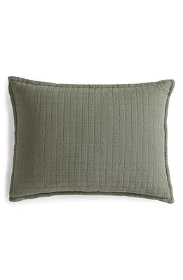 Calvin Klein Essential Washed Jacquard Pillow Sham in at Nordstrom