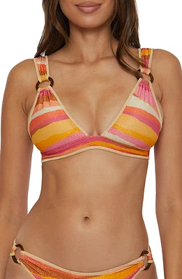 Becca Canyon Sunset Bikini Top Orange Multi at