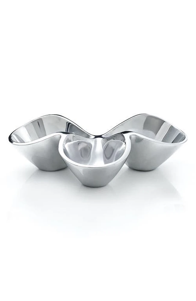 Nambé Bella Trio Condiment Server in Silver at Nordstrom