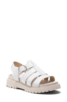 Timberland Clairemont Way Fisherman Sandal White Full Grain at Nordstrom,