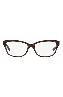 Tiffany & Co. 52mm Rectangular Optical Glasses in Havana at Nordstrom