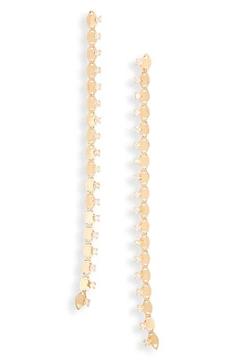 Lana Nude Link Diamond Linear Drop Earrings in Yellow at Nordstrom