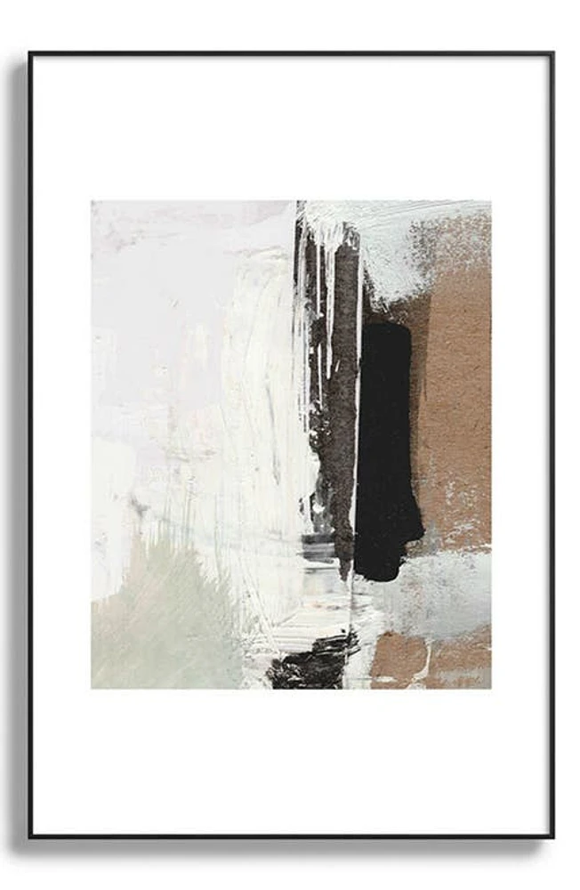 Deny Designs Avenue Framed Art Print in Black Tones at Nordstrom