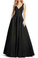 Ieena for Mac Duggal Empire Waist Ballgown Black at Nordstrom,