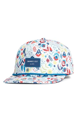 Swannies Simon Snapback Cap in Red/Navy at Nordstrom