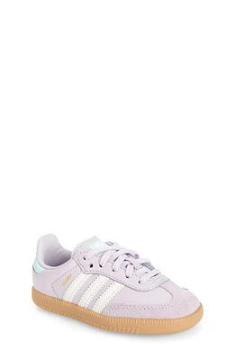 adidas Kids' Samba Sneaker Silver/Crystal/Aqua at Nordstrom