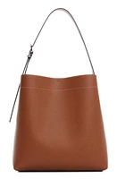 MANGO Faux Leather Shopper at Nordstrom