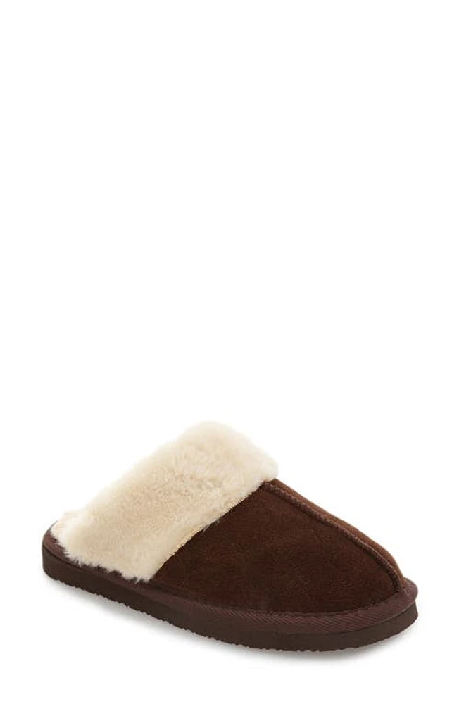 Minnetonka Chesney Mule Slipper Chocolate at Nordstrom,