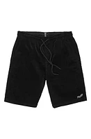 Volcom Outer Spaced Stretch Cotton Corduroy Shorts in Black Combo at Nordstrom, Size Medium