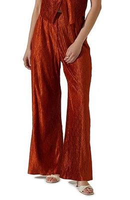 ASTR the Label Plissé Wide Leg Pants at Nordstrom,