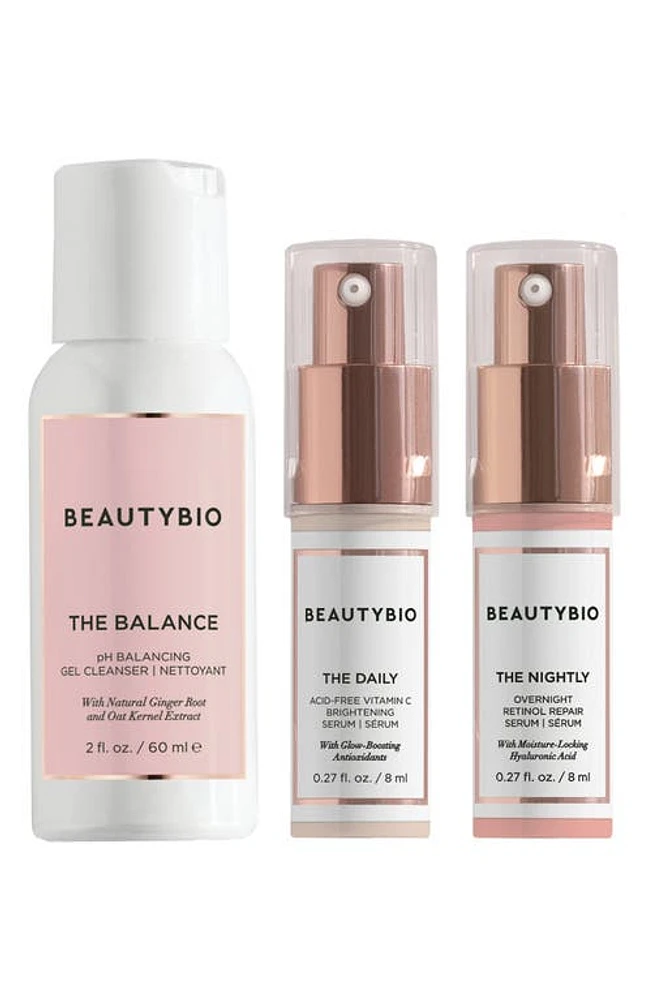 BeautyBio Daily Dose Vitamin C + PM Retinol Travel Size Set at Nordstrom