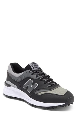 NEW BALANCE Golf 997 Waterproof Shoe Black at Nordstrom,