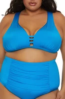 Becca Tab Inset Bikini Top at Nordstrom,