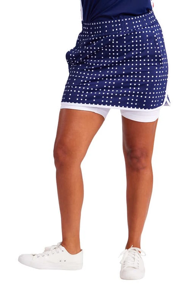 KINONA Putt Pedal Paddle Skort Domino Navy at Nordstrom,