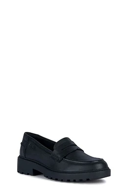 Geox Kids' Casey Penny Loafer Black at Nordstrom,