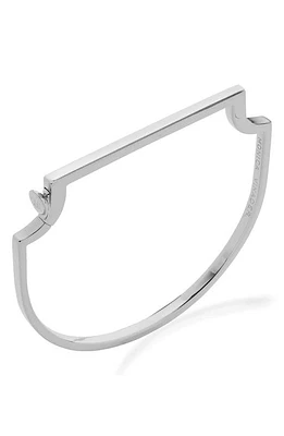 Monica Vinader Signature Skinny Bangle Silver at Nordstrom,