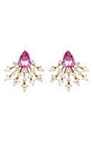 Hueb Luminus Earrings in Pink Sapphire/Rose Gold at Nordstrom