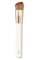 Monika Blunder Synthetic Angled Buffing Brush in White/Synthetic at Nordstrom