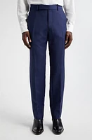 TOM FORD Shelton Original British Mohair Blend Trousers Ink Blue at Nordstrom, Us