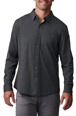 Rhone Commuter Checkered Shirt Navy/Gray Check at Nordstrom,