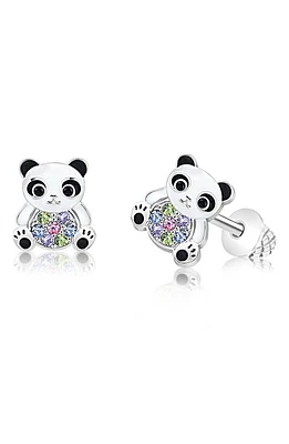 Chanteur Kids' Panda Bear Stud Earrings in Multi at Nordstrom