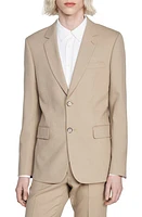 sandro Legacy Stretch Wool Blazer Beige at Nordstrom,