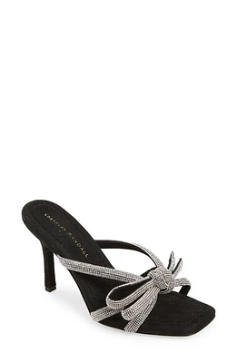 Loeffler Randall Margi Bow Slide Sandal Black at Nordstrom,