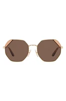 VOGUE 55mm Irregular Sunglasses in Pale Gold at Nordstrom