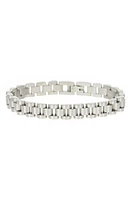 Luv AJ Timepiece Chain Bracelet in Silver at Nordstrom