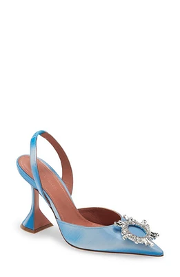 Amina Muaddi Begum Slingback Pump in Shadow Sky at Nordstrom, Size 7Us