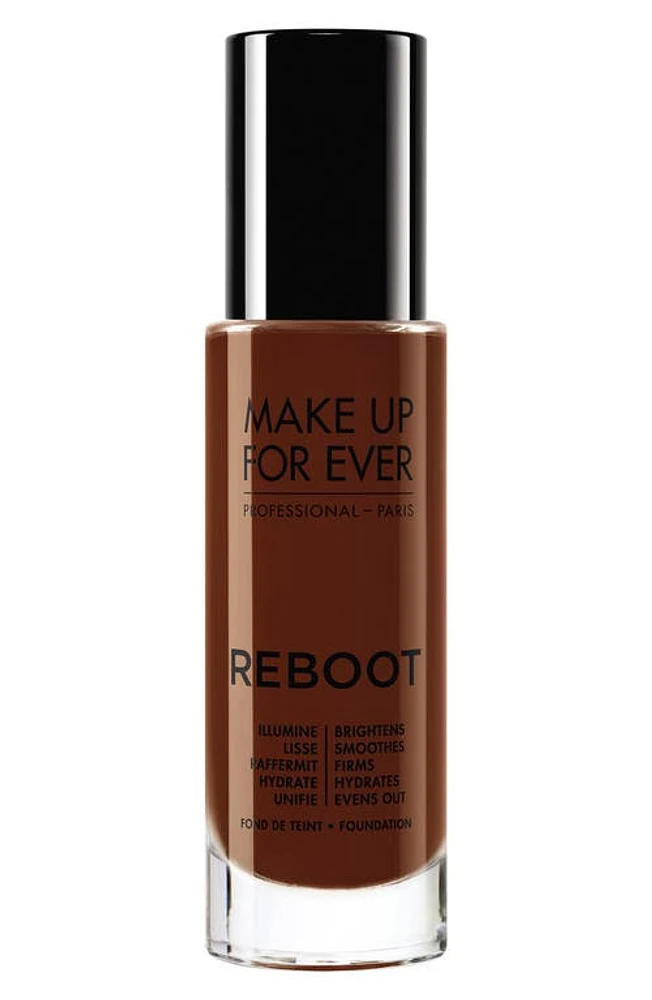 Make Up For Ever MUFE Reboot Active Care Revitalizing Foundation in R550 - Dark Chocolate at Nordstrom