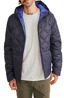 Marine Layer Archive Midweight Quilted Hooded Jacket Navy at Nordstrom,