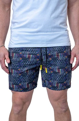 Maceoo Prism Black Swim Trunks at Nordstrom,