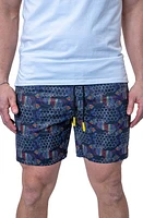 Maceoo Prism Black Swim Trunks at Nordstrom,