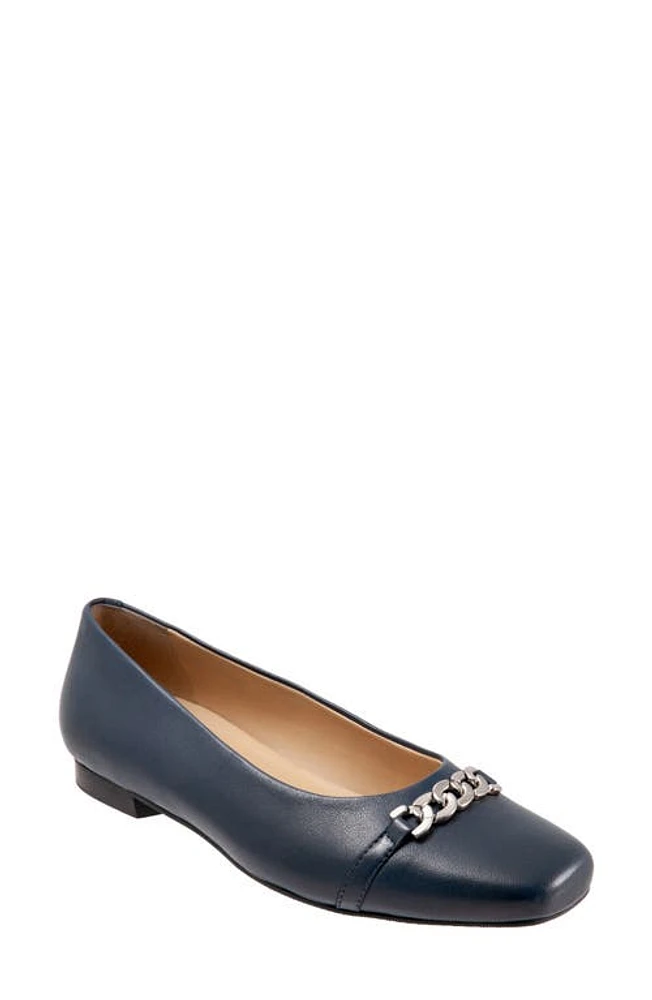 Trotters Harmony Flat Navy at Nordstrom,