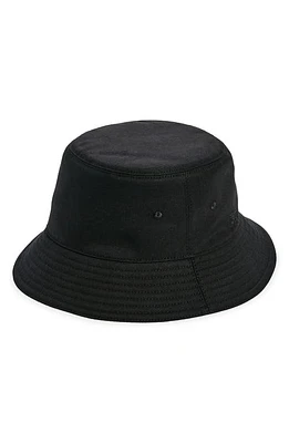 burberry Reversible Twill Bucket Hat Black at Nordstrom,