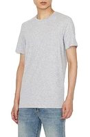 Armani Exchange Heathered Crewneck T-Shirt Grey at Nordstrom,