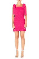 Endless Rose Smocked Tie Strap Dress Fuchsia at Nordstrom,