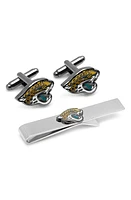 Cufflinks, Inc. NFL Jacksonville Jaguars Cuff Links & Tie Bar in Black at Nordstrom