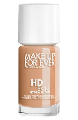 Make Up For Ever HD Skin Hydra Glow Skin Care Foundation with Hyaluronic Acid in 2R34 - Cool Caramel at Nordstrom