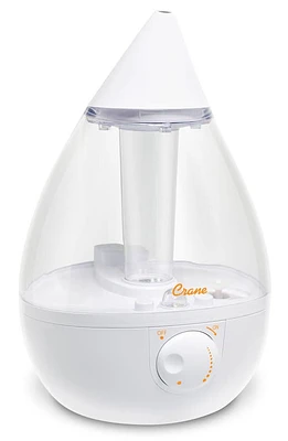 Crane Air Drop 1-Gallon Cool Mist Humidifier in White/Clear at Nordstrom