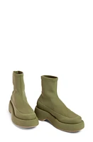 Paloma Barcelo Anne Platform Bootie Khaki at Nordstrom,