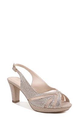 Paradox London Pink Linda Slingback Peep Toe Pump in Champagne at Nordstrom, Size 5