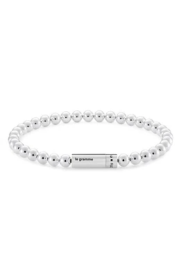 le gramme Men's 25G Sterling Silver Bead Bracelet at Nordstrom, Size 17 Cm